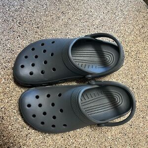 Crocs Grey Clogs- like NEW